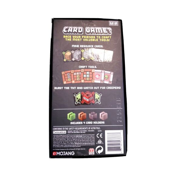 Mojang 2015 Minecraft Card Game? Complete Set Mattel Games Game Night Ages 8+ - Picture 2 of 3